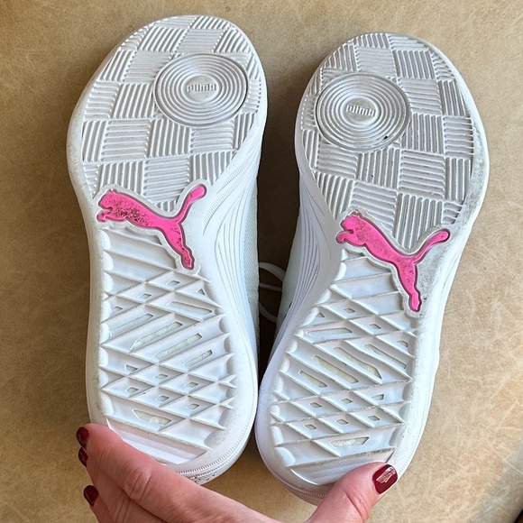 Puma Men's Clyde All-Pro Basketball Sneakers White/Black Size 7.5 Athleisure - Picture 9 of 12